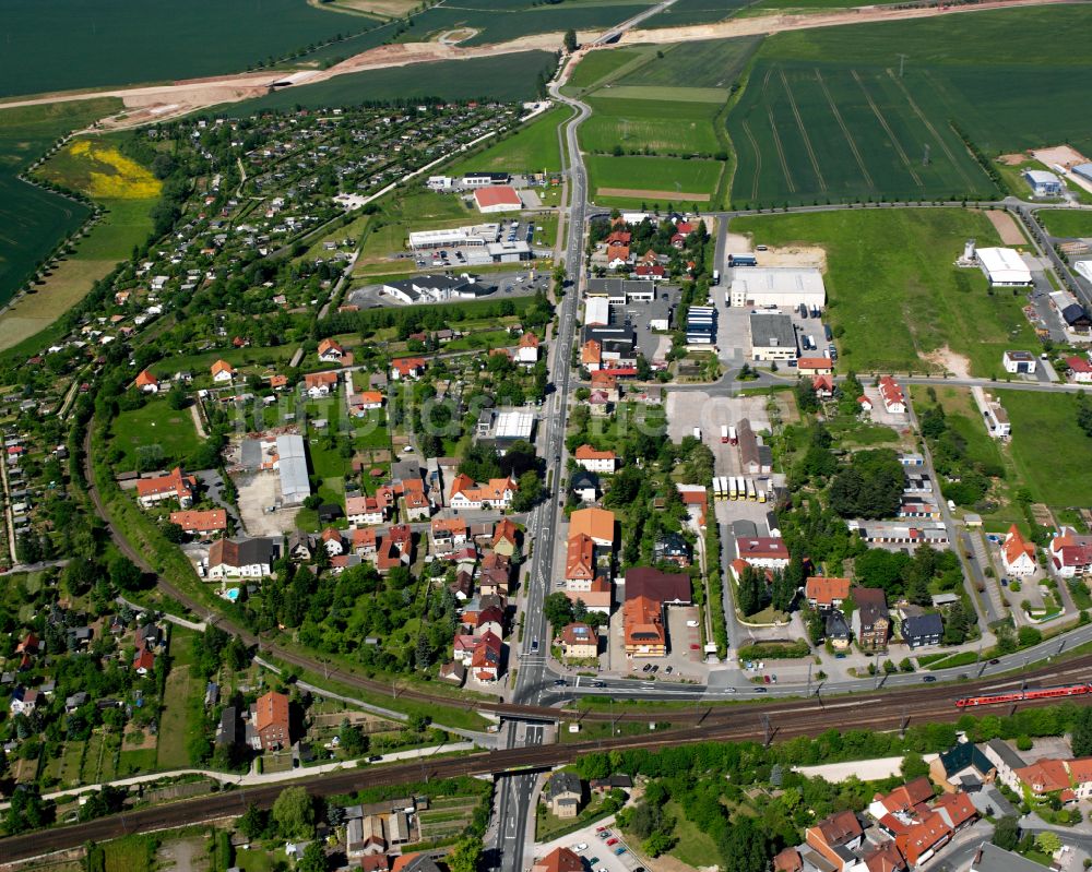 Luftbild Leinefelde - Gewerbegebiet in Leinefelde im Bundesland Thüringen, Deutschland