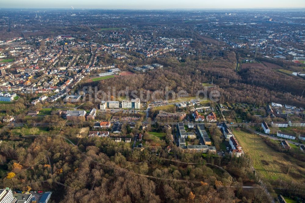 Gelsenkirchen von oben - Gewerbegebiet Leithestrasse in Gelsenkirchen im Bundesland Nordrhein-Westfalen