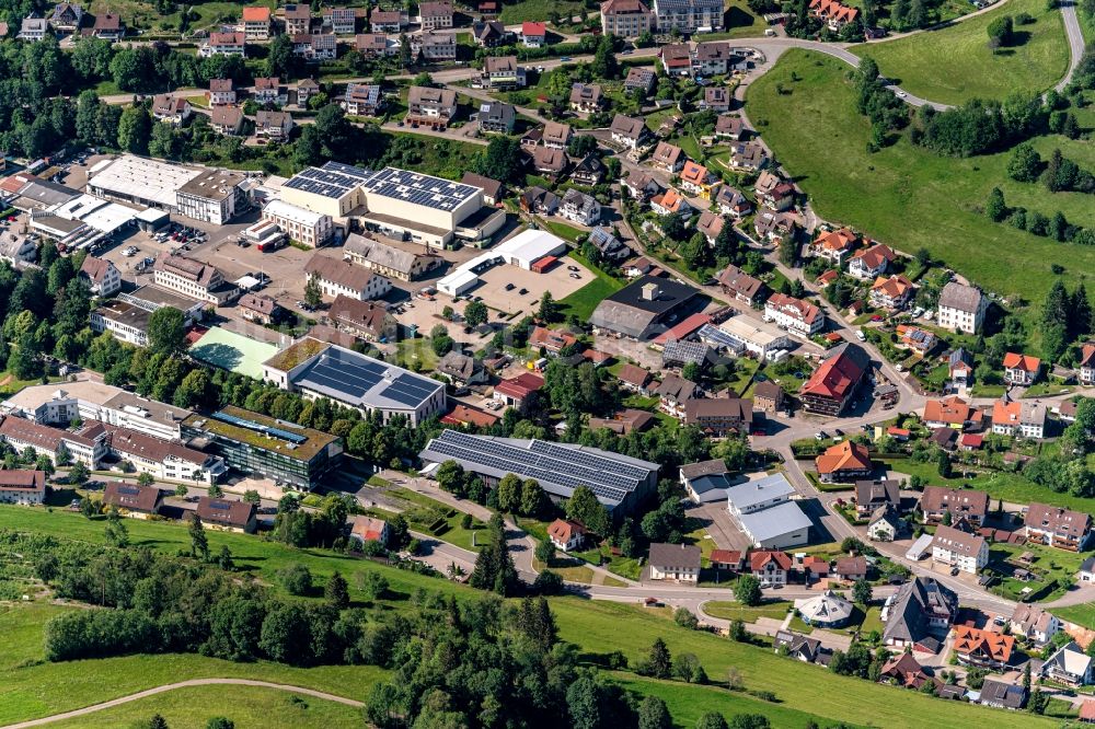 Luftbild Lenzkirch - Gewerbegebiet in Lenzkirch im Bundesland Baden-Württemberg, Deutschland