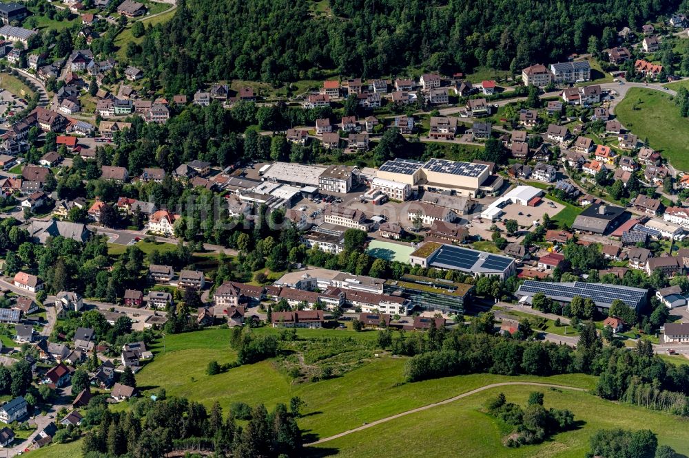 Lenzkirch von oben - Gewerbegebiet in Lenzkirch im Bundesland Baden-Württemberg, Deutschland