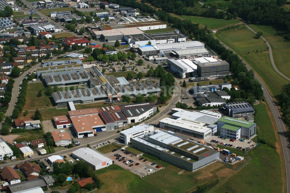 Luftbild Schopfheim - Gewerbegebiet Lus in Schopfheim im Bundesland Baden-Württemberg, Deutschland