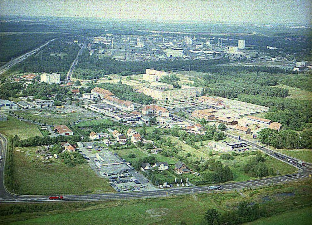 Luftbild Schwarzheide / Brandenburg - Gewerbegebiet - Mitte Schwarzheide