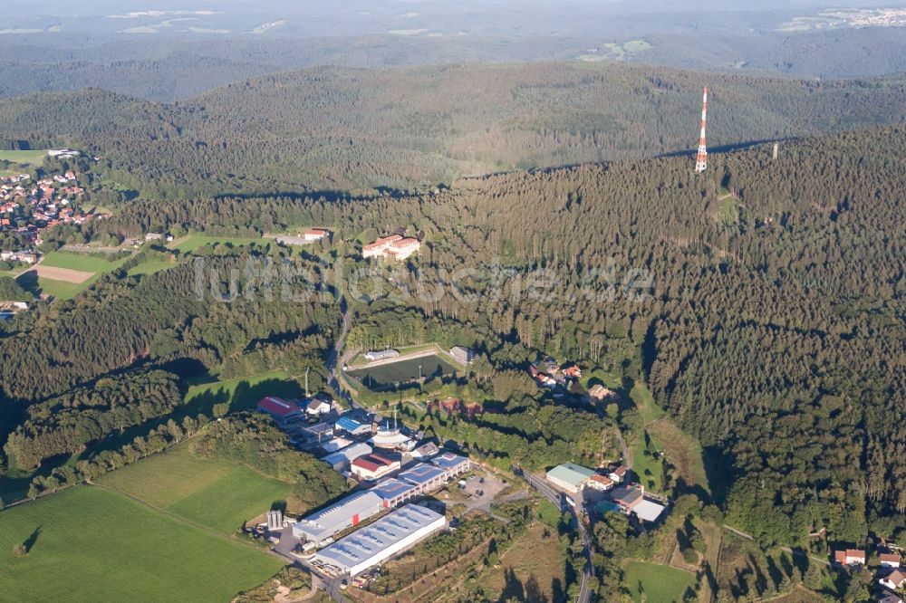 Luftbild Abtsteinach - Gewerbegebiet mit Morton Extrusionstechnik GmbH in Abtsteinach im Bundesland Hessen, Deutschland