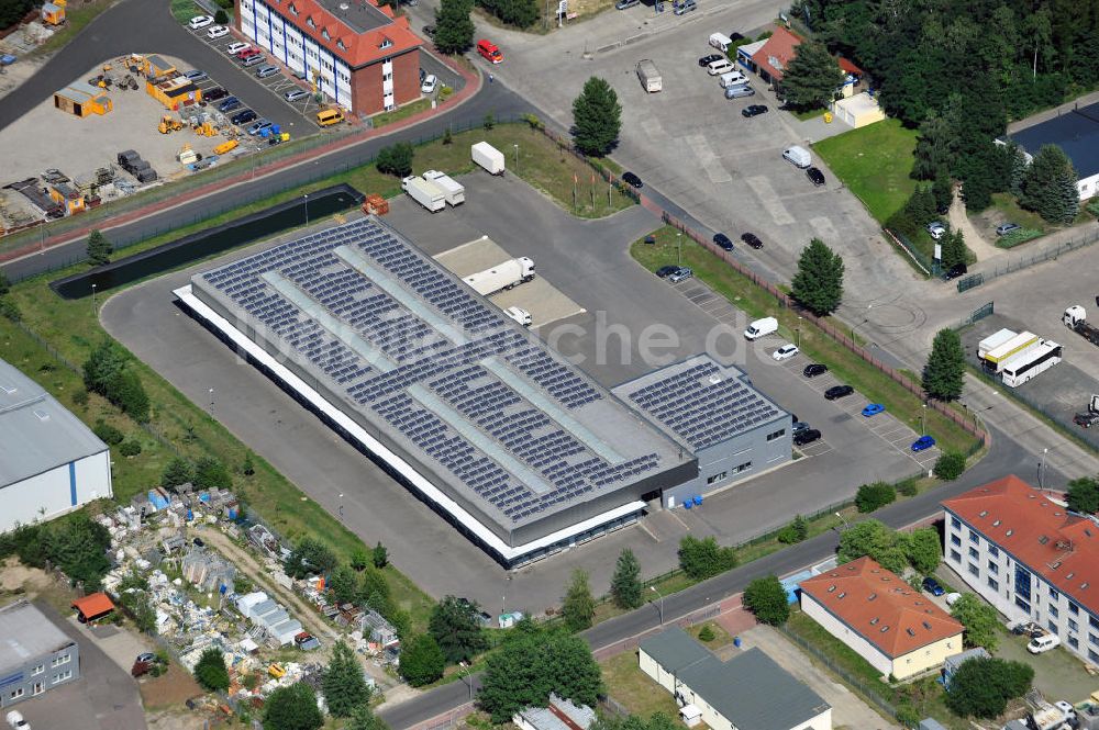 Neuseddin von oben - Gewerbegebiet Neuseddin in Brandenburg