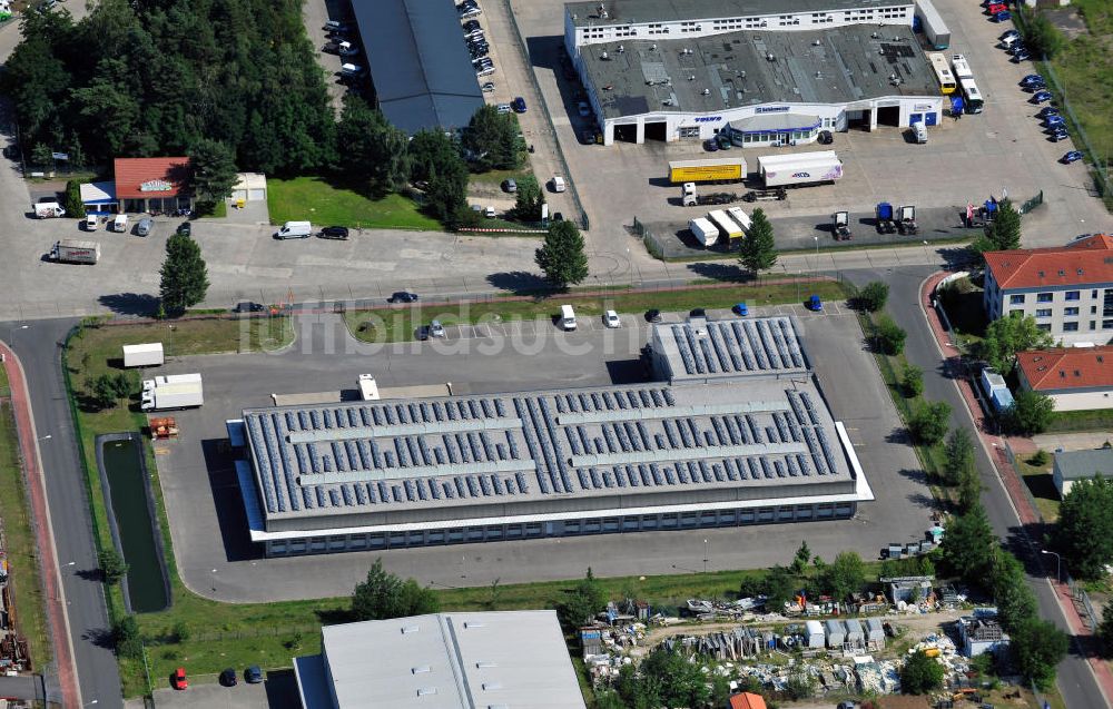 Neuseddin von oben - Gewerbegebiet Neuseddin in Brandenburg