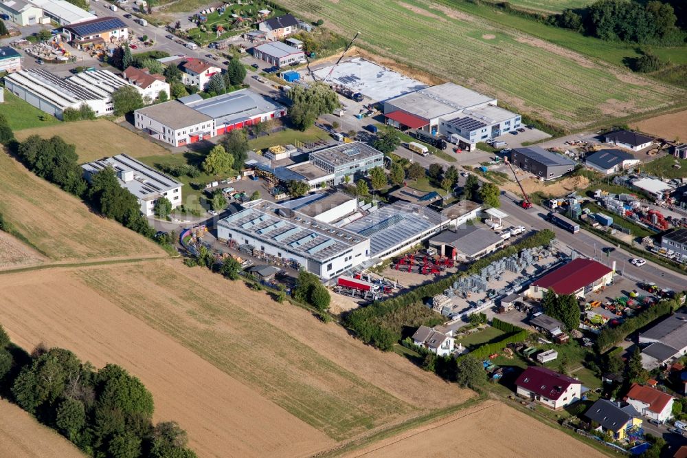 Luftbild Walzbachtal - Gewerbegebiet Nord im Ortsteil Jöhlingen in Walzbachtal im Bundesland Baden-Württemberg, Deutschland