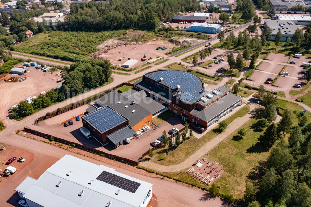 Sviby aus der Vogelperspektive: Gewerbegebiet Norrböle in Jomala in Alands landsbygd, Aland