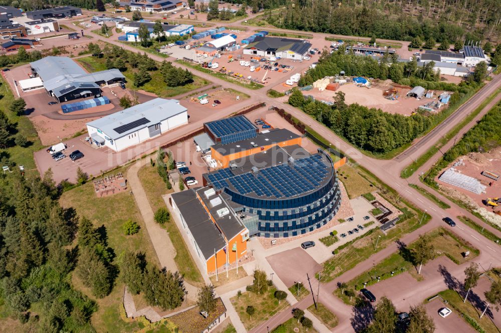 Luftaufnahme Sviby - Gewerbegebiet Norrböle in Jomala in Alands landsbygd, Aland