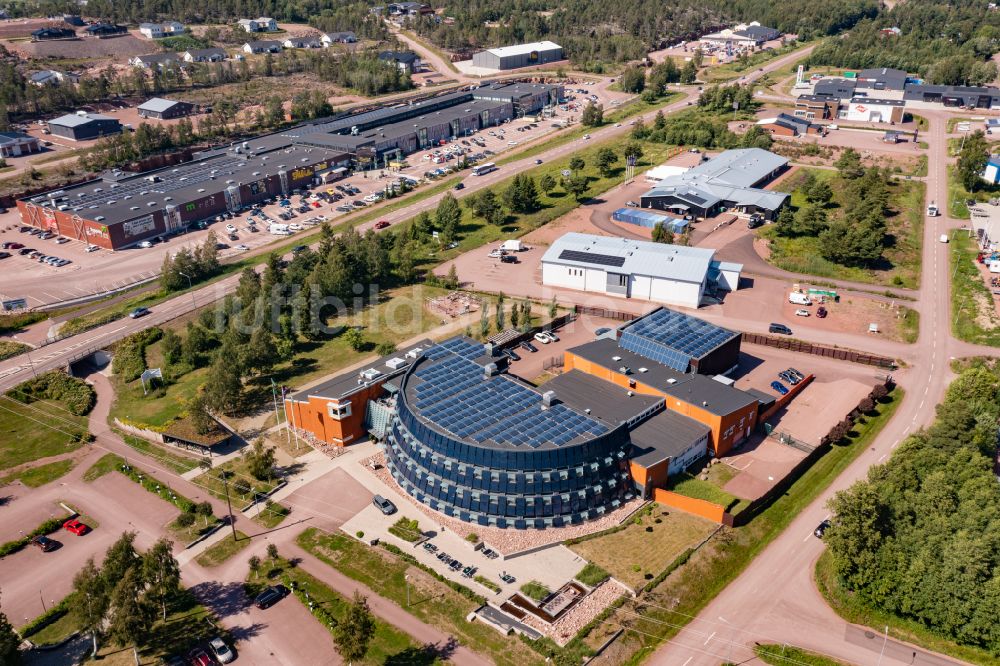 Sviby von oben - Gewerbegebiet Norrböle in Jomala in Alands landsbygd, Aland