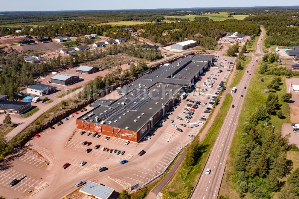 Mariehamn aus der Vogelperspektive: Gewerbegebiet Norrböle in Jomala in Alands landsbygd, Aland