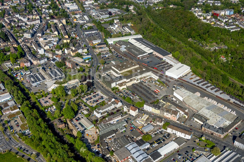 Luftbild Hagen - Gewerbegebiet im Ortsteil Haspe in Hagen im Bundesland Nordrhein-Westfalen, Deutschland