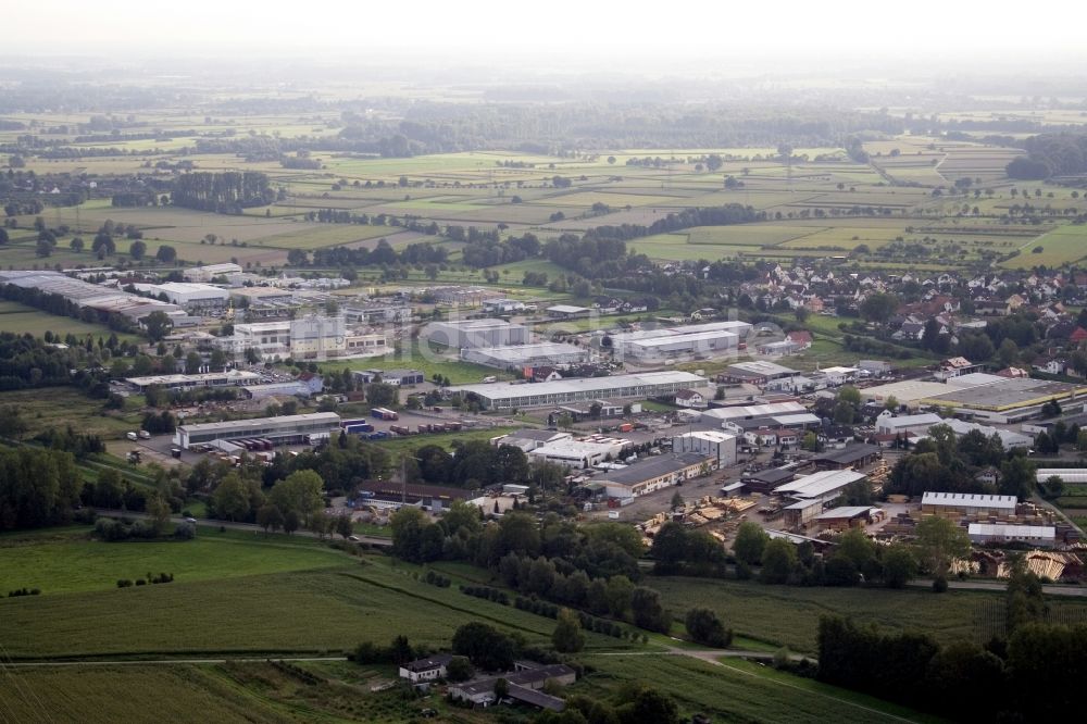 Luftbild Bühl - Gewerbegebiet Ost im Ortsteil Vimbuch in Bühl im Bundesland Baden-Württemberg