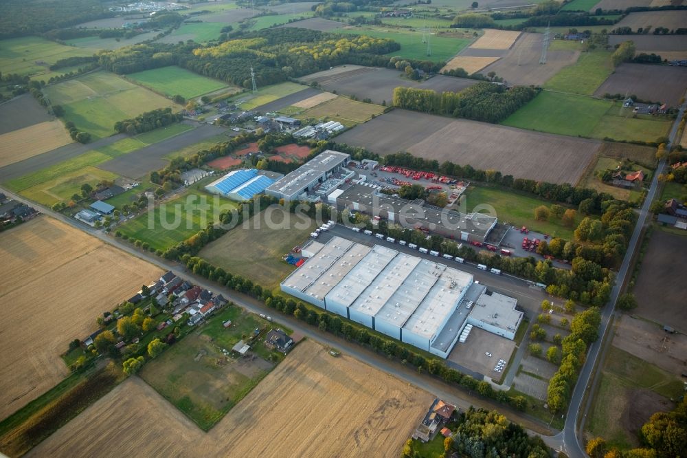 Luftaufnahme Werne - Gewerbegebiet Pagensstraße im Ortsteil Ruhr Metropolitan Area in Werne im Bundesland Nordrhein-Westfalen