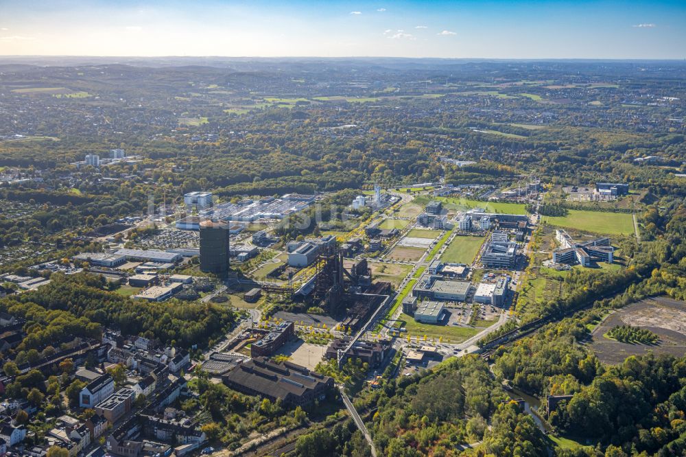 Dortmund aus der Vogelperspektive: Gewerbegebiet Phönix-West im Ortsteil Hörde in Dortmund im Bundesland Nordrhein-Westfalen, Deutschland