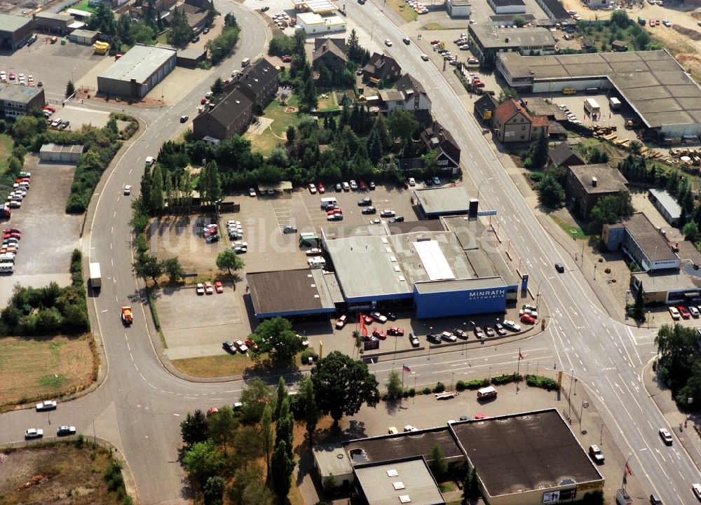 Luftbild Kamp-Lintfort - Gewerbegebiet Prinzenstraße - Oststraße in Kamp-Lintfort im Bundesland Nordrhein-Westfalen