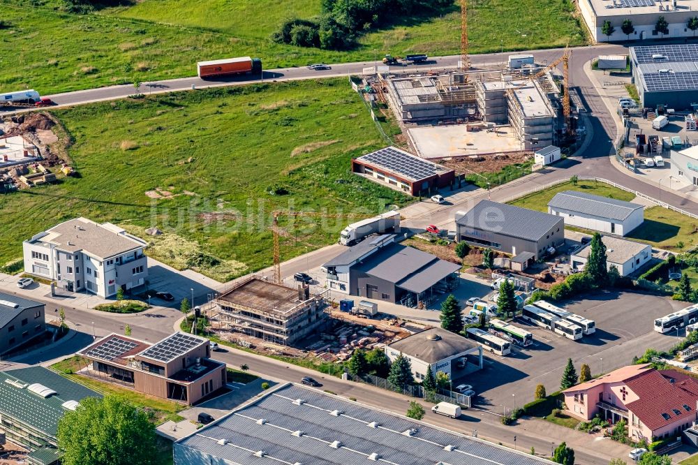 Luftaufnahme Ettenheim - Gewerbegebiet Radackern 4, in Ettenheim im Bundesland Baden-Württemberg, Deutschland