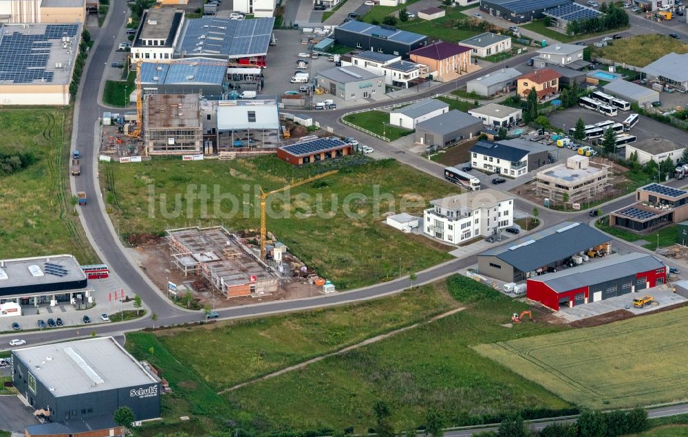 Ettenheim aus der Vogelperspektive: Gewerbegebiet Radackern 4, in Ettenheim im Bundesland Baden-Württemberg, Deutschland