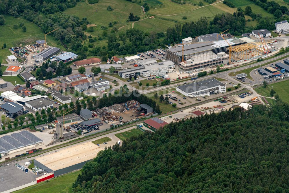 Luftbild Rangendingen - Gewerbegebiet in Rangendingen im Bundesland Baden-Württemberg, Deutschland