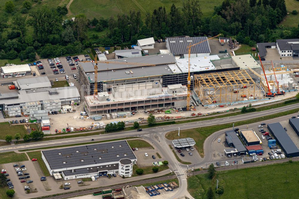 Rangendingen von oben - Gewerbegebiet in Rangendingen im Bundesland Baden-Württemberg, Deutschland