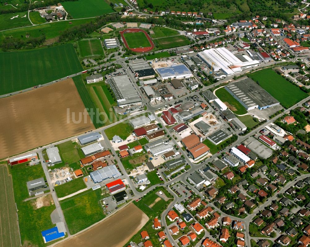 Luftbild Reichenbach - Gewerbegebiet in Reichenbach im Bundesland Baden-Württemberg, Deutschland