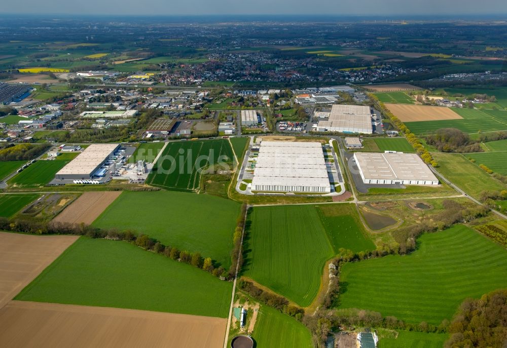 Luftaufnahme Rhynern - Gewerbegebiet in Rhynern im Bundesland Nordrhein-Westfalen