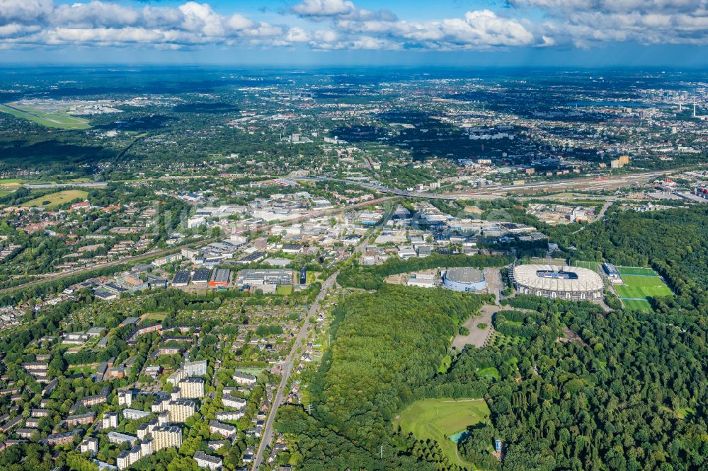 Luftbild Hamburg - Gewerbegebiet Schnackenburgallee in Hamburg, Deutschland