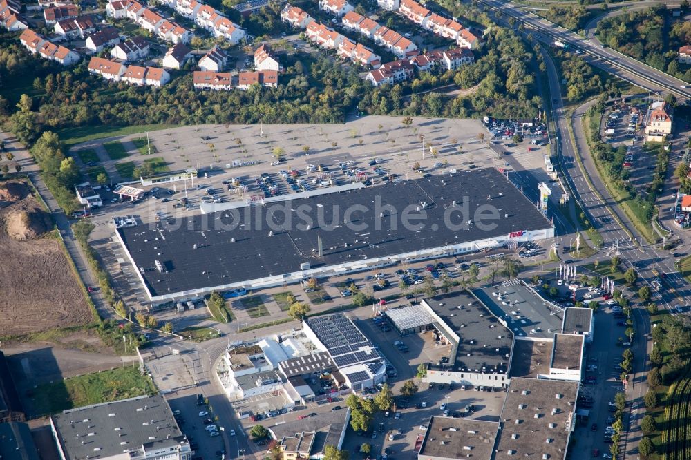 Luftbild Brühl - Gewerbegebiet Schütte-Lanz-Park im Ortsteil Rheinau in Brühl im Bundesland Baden-Württemberg