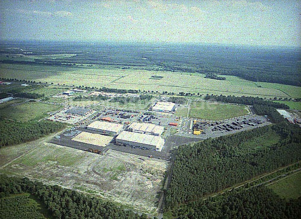 Luftbild Schwarzheide / Brandenburg - Gewerbegebiet - Süd Schwarzheide