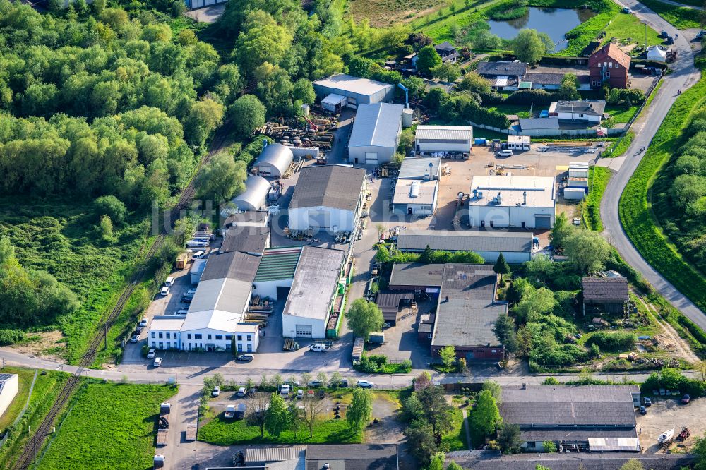 Luftaufnahme Stade - Gewerbegebiet Am Schwingedeich Firma Kurotec Kts Gmbh in Stade im Bundesland Niedersachsen, Deutschland