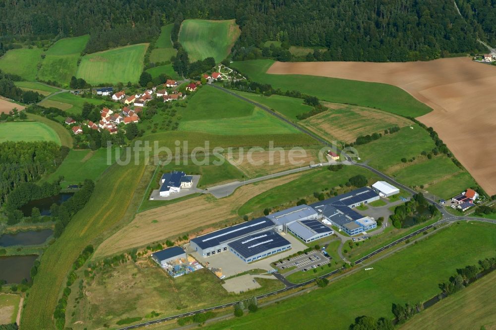 Luftaufnahme Siegelfeld - Gewerbegebiet in Siegelfeld im Landkreis Haßberge im Bundesland Bayern