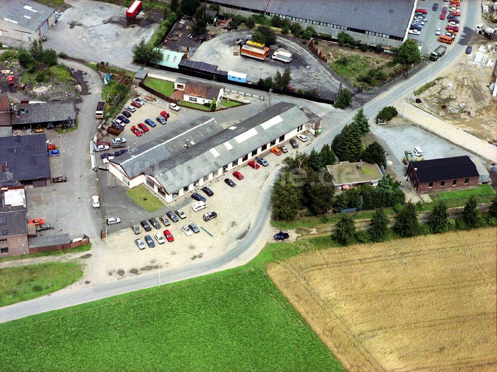 Kempen aus der Vogelperspektive: Gewerbegebiet Im Speefeld im Ortsteil Sankt Hubert in Kempen im Bundesland Nordrhein-Westfalen