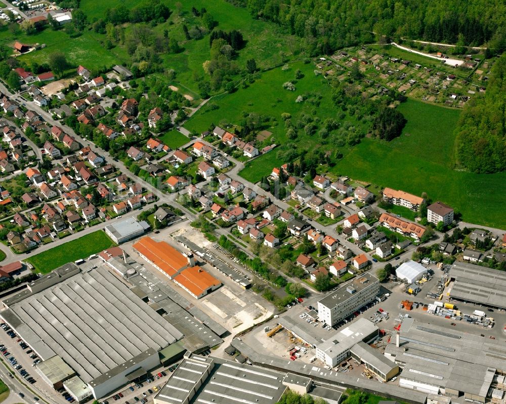 Luftbild Süßen - Gewerbegebiet in Süßen im Bundesland Baden-Württemberg, Deutschland