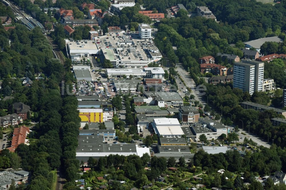 Hamburg von oben - Gewerbegebiet im Stadtteil Farmsen-Berne in Hamburg