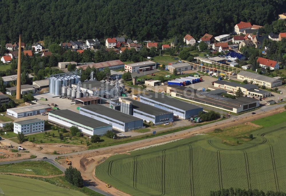 Luftbild Gera - Gewerbegebiet im Stadtteil Liebschwitz in Gera im Bundesland Thüringen