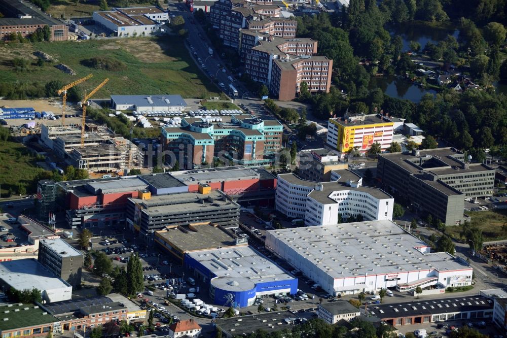 Hamburg aus der Vogelperspektive: Gewerbegebiet im Stadtteil Wandsbek in Hamburg