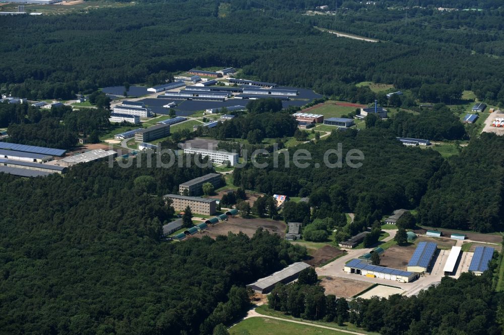 Schwerin aus der Vogelperspektive: Gewerbegebiet Stern Buchholz in Schwerin im Bundesland Mecklenburg-Vorpommern