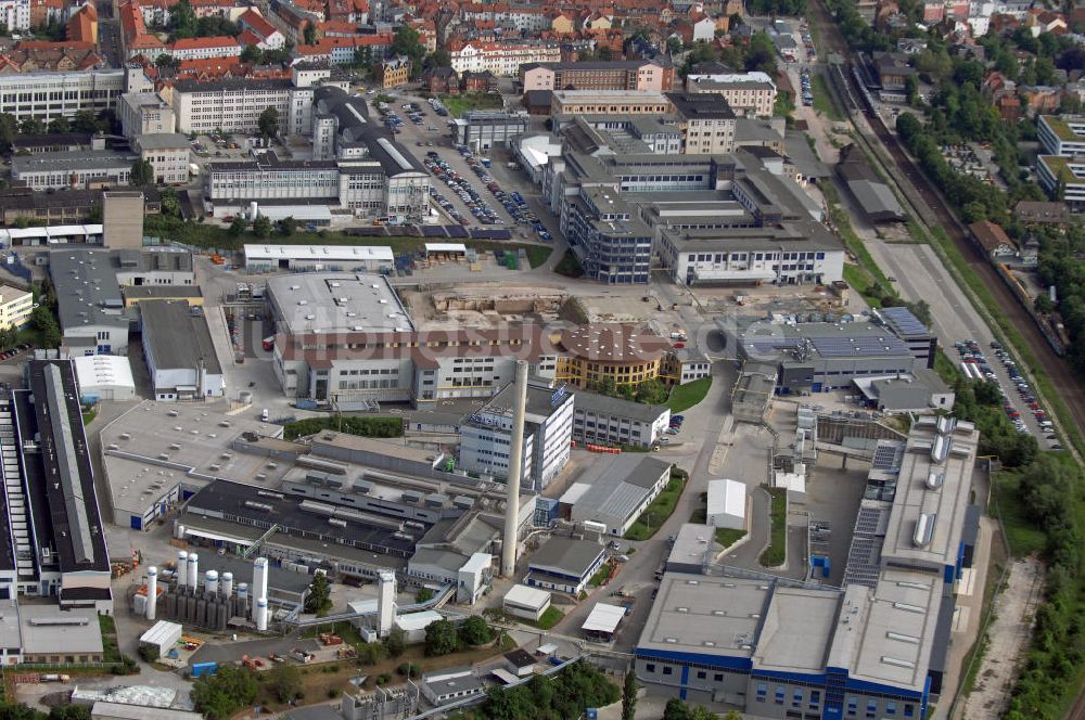 Luftaufnahme Jena - Gewerbegebiet Tatzendpromenade Jena