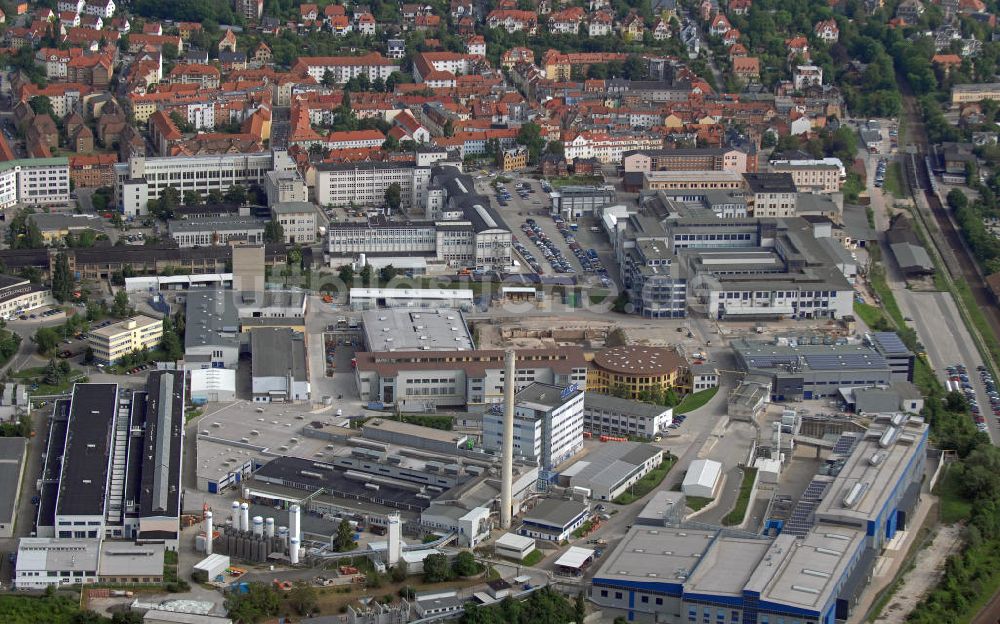 Jena aus der Vogelperspektive: Gewerbegebiet Tatzendpromenade Jena