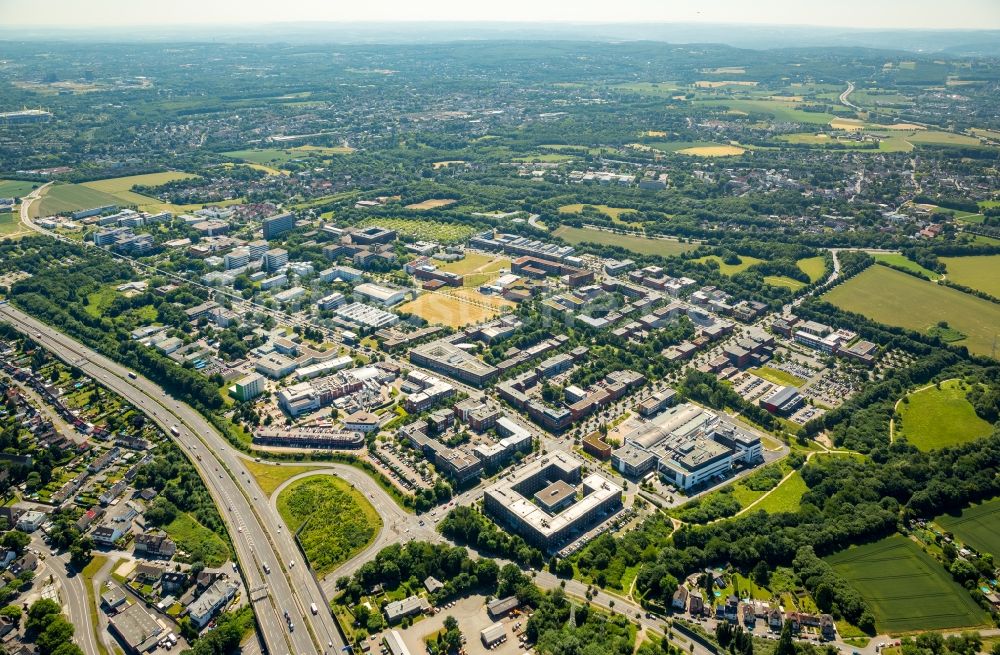 Luftbild Dortmund - Gewerbegebiet des TechnologieParkDortmund in Dortmund im Bundesland Nordrhein-Westfalen, Deutschland