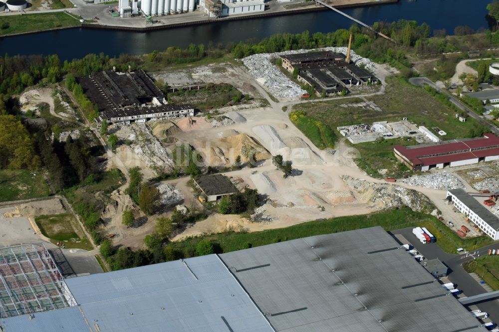 Luftbild Fürstenwalde/Spree - Gewerbegebiet am Tränkeweg in Fürstenwalde/Spree im Bundesland Brandenburg