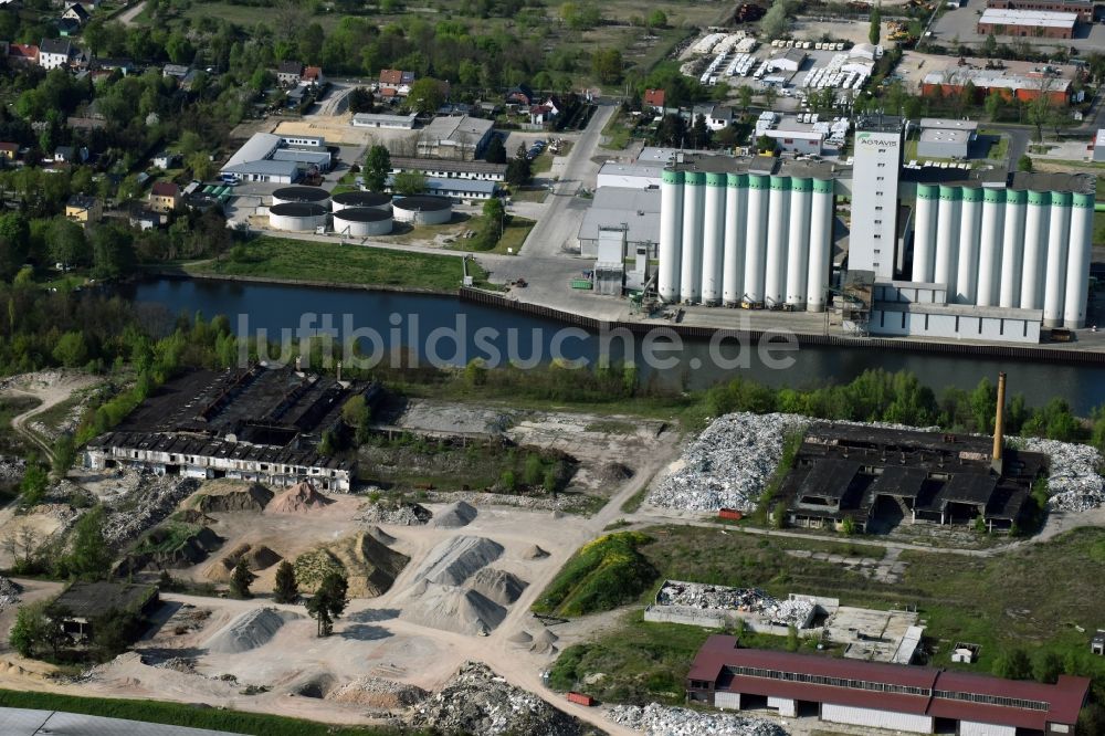 Fürstenwalde/Spree von oben - Gewerbegebiet am Tränkeweg in Fürstenwalde/Spree im Bundesland Brandenburg