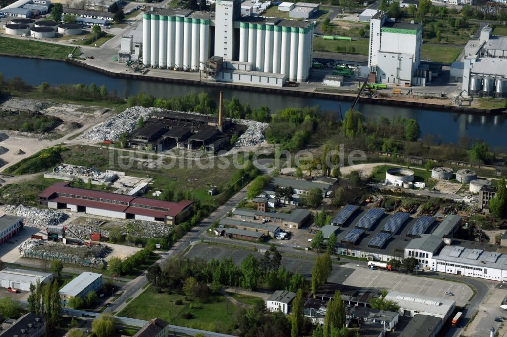 Luftaufnahme Fürstenwalde/Spree - Gewerbegebiet am Tränkeweg in Fürstenwalde/Spree im Bundesland Brandenburg