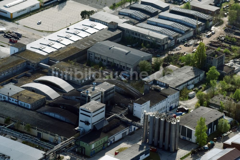 Luftbild Fürstenwalde/Spree - Gewerbegebiet am Tränkeweg in Fürstenwalde/Spree im Bundesland Brandenburg