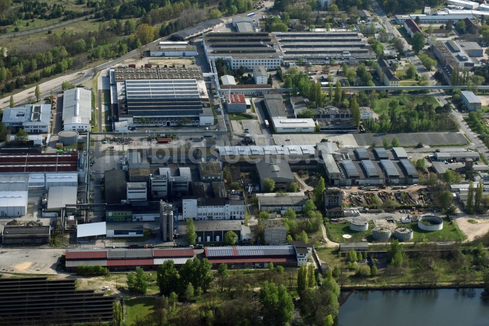 Luftbild Fürstenwalde/Spree - Gewerbegebiet am Tränkeweg in Fürstenwalde/Spree im Bundesland Brandenburg