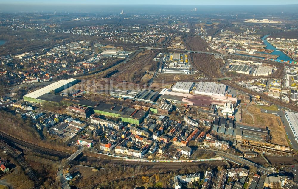 Luftbild Dortmund - Gewerbegebiet Union Gewerbehof in Dortmund im Bundesland Nordrhein-Westfalen