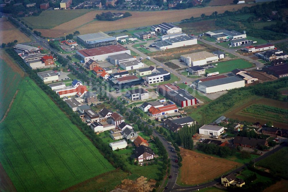 Neukirchen-Vluyn aus der Vogelperspektive: Gewerbegebiet Vluyn-Süd in Neukirchen-Vluyn im Bundesland Nordrhein-Westfalen