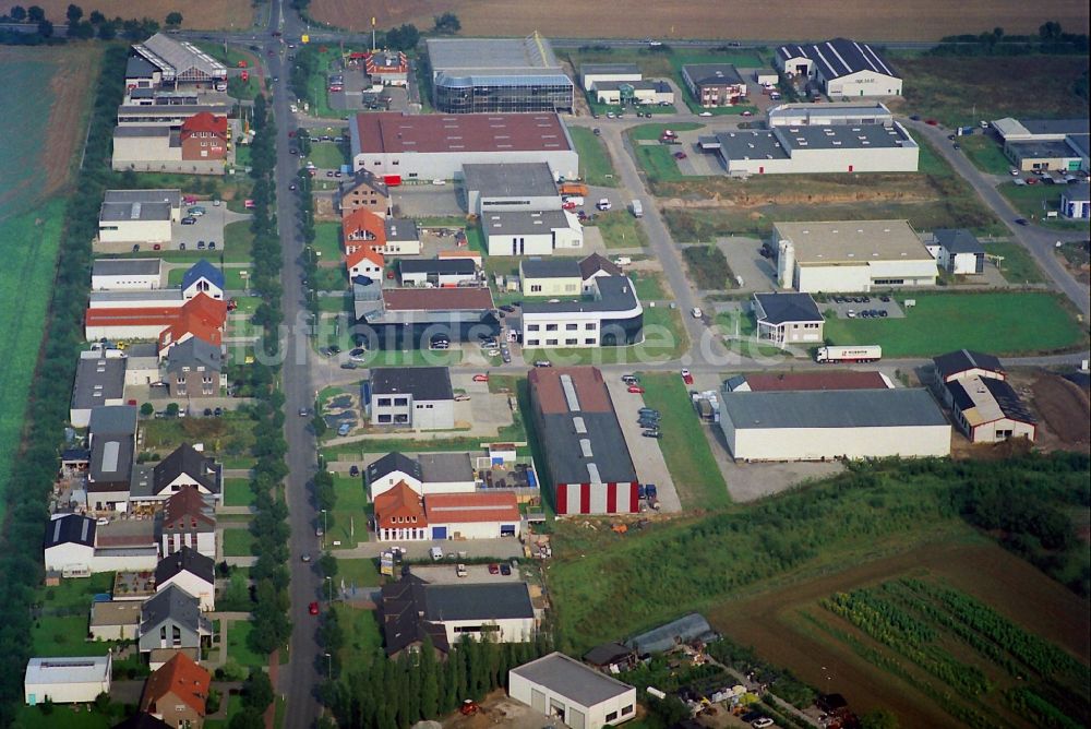 Luftbild Neukirchen-Vluyn - Gewerbegebiet Vluyn-Süd in Neukirchen-Vluyn im Bundesland Nordrhein-Westfalen