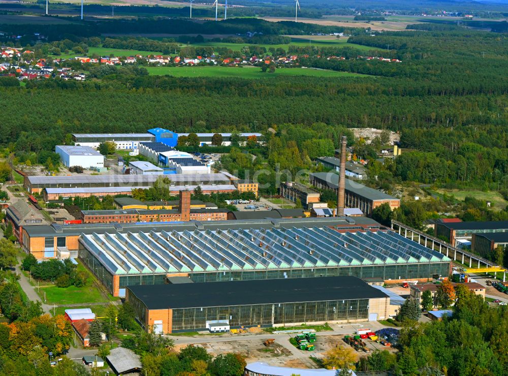 Luftbild Finow - Gewerbegebiet an der Walzwerkstraße in Finow im Bundesland Brandenburg, Deutschland