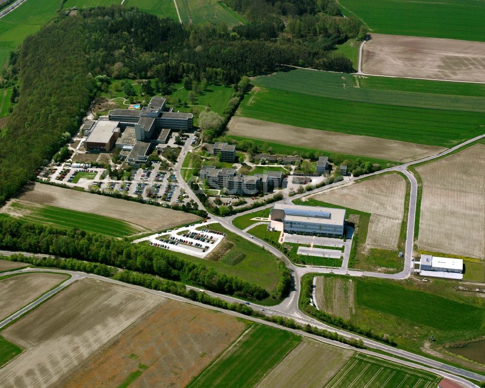 Luftaufnahme Weinberg - Gewerbegebiet in Weinberg im Bundesland Bayern, Deutschland