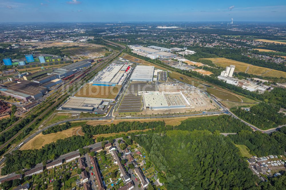 Dortmund aus der Vogelperspektive: Gewerbegebiet Westfalenhütte in Dortmund im Bundesland Nordrhein-Westfalen, Deutschland